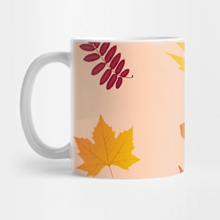 Autumn leaves all red and orange Mug